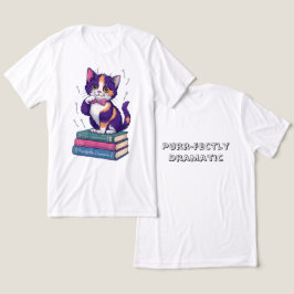 Camiseta Calico Kitten com Arco Polka-Dot