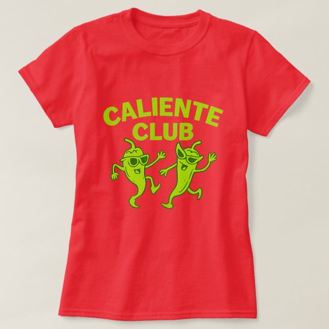 Camiseta Caliente Club (Frente do Design)