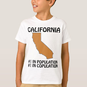 Camiseta Califórnia - #1 em População, #1 em Cópula