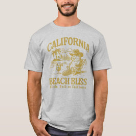Camiseta California Beach Bliss em Cali Shores