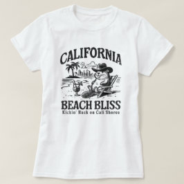 Camiseta California Beach Bliss em Cali Shores