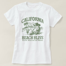 Camiseta California Beach Bliss em Cali Shores