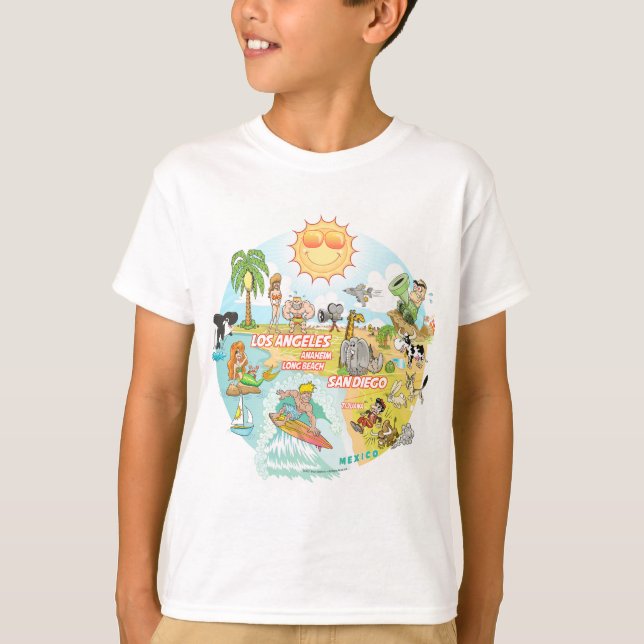 Camiseta California Beach Life (Frente)