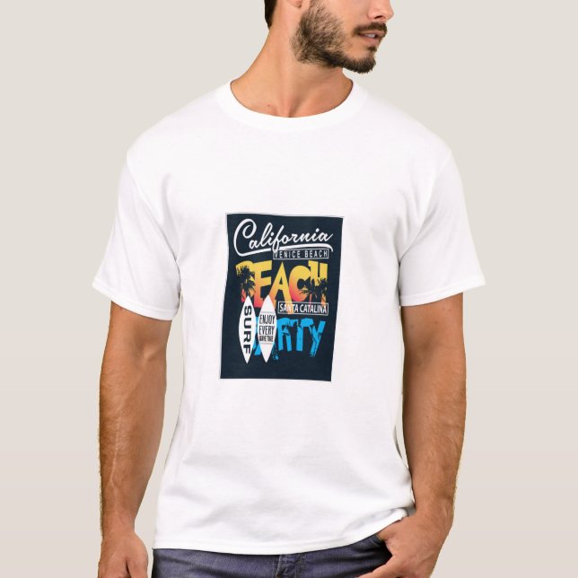 Camiseta California Beach Party (Frente)