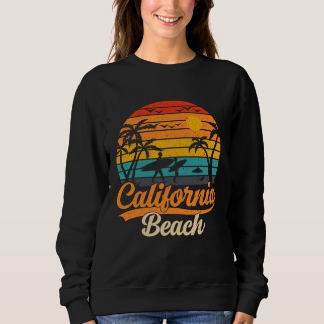 Camiseta California beach surfing USA woman men (Frente)