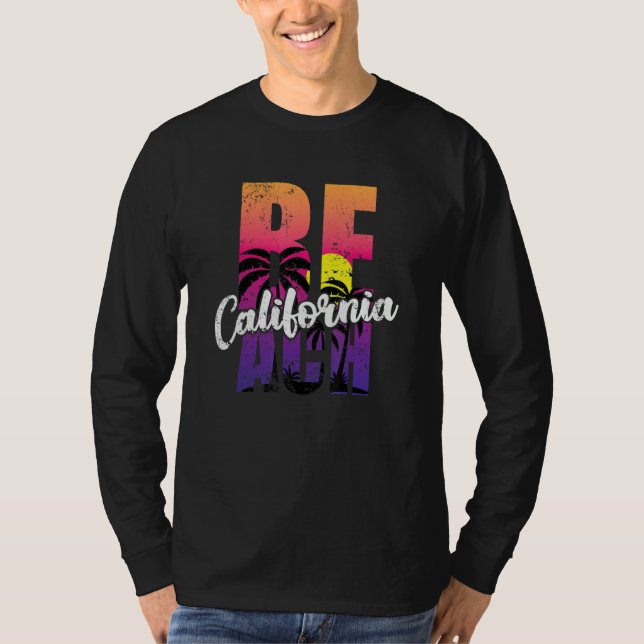 Camiseta California Beach USA America State (Frente)