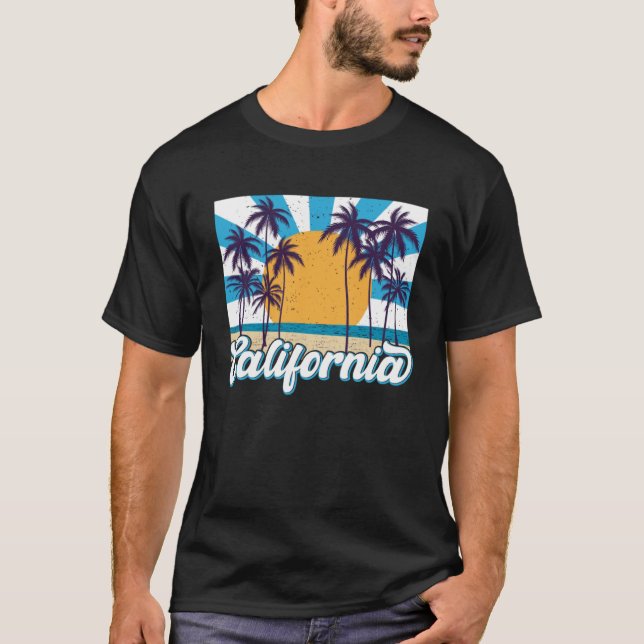 Camiseta California beach USA woman men children  2 (Frente)