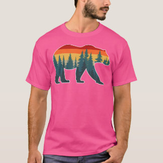 Camiseta California Bear Vintage Retro Nature Hiking Produt