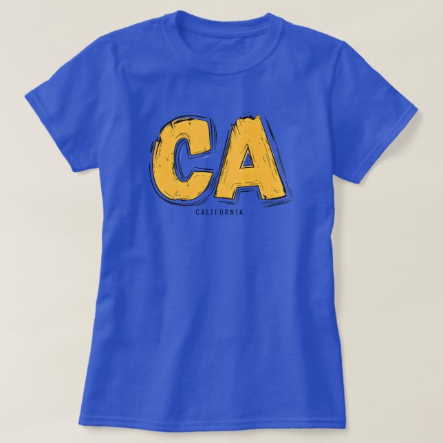 Camiseta Califórnia CA (Frente do Design)