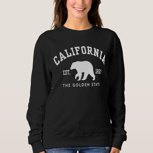 Camiseta Califórnia CA Urso (Frente)