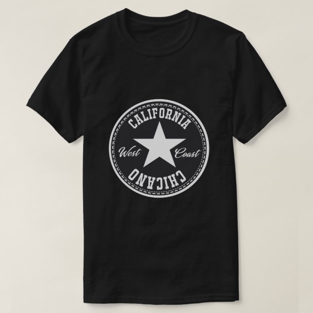 Camiseta California Chicano West Coast shirt (Frente do Design)