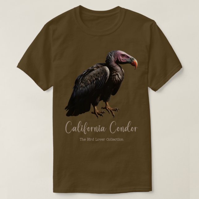 Camiseta California Condor The Bird Lover Collection TSirt (Frente do Design)