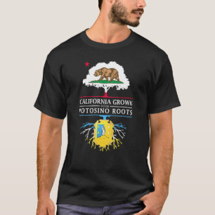 Camiseta Califórnia Cresceu com Potosino Roots San Luis Pot