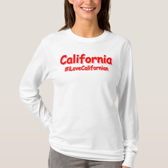 Camiseta "Califórnia" Design. Comprar Agora (Frente)