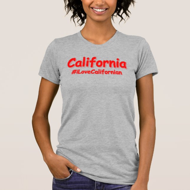 Camiseta "Califórnia" Design. Comprar Agora (Frente)