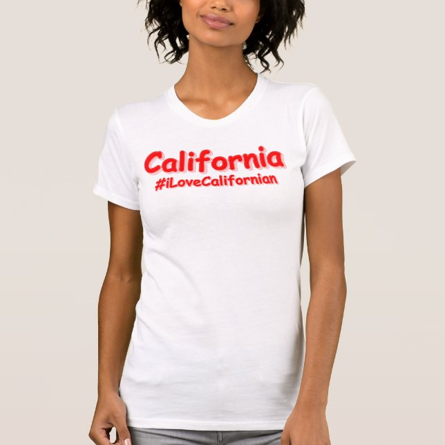 Camiseta "Califórnia" Design. Comprar Agora (Frente)