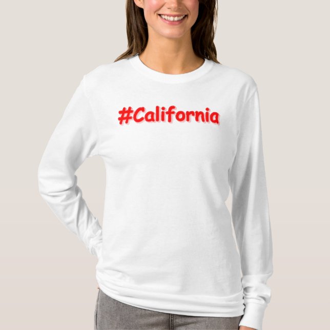 Camiseta "Califórnia" Design. Comprar Agora (Frente)