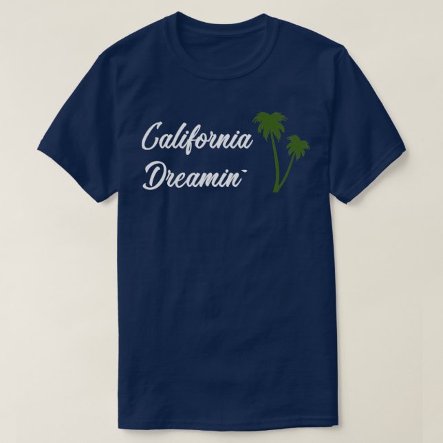 Camiseta California Dreamin White (Frente do Design)