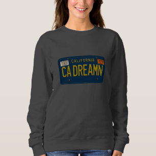 Camiseta California Dreaming Retro 1969 Placa de Licença de