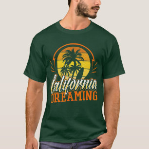 Camiseta California Dreaming Vintage Retro 70s Skyline Sur