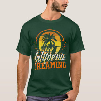 Camiseta California Dreaming Vintage Retro 70s Skyline Sur