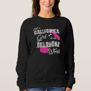 Camiseta California É Apenas Uma Garota Da Califórnia Em Ok