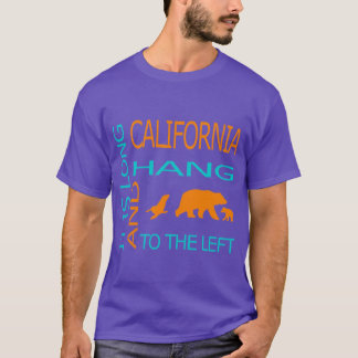 Camiseta Califórnia é longa e pende para a esquerda