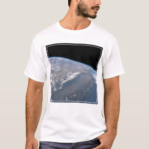 Camiseta Califórnia E Nevada Como Viram Do Espaço.