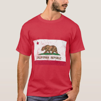 Camiseta California Flag Republic Vintage Retro Official Be