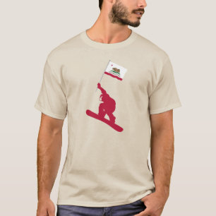 Camiseta California Flag Snowboard