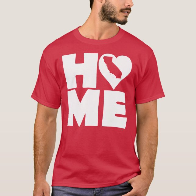 Camiseta California Home Heart State Tees (Frente)