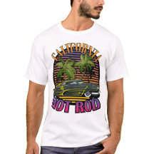 california hot rod voiture ancienne palmier logo a