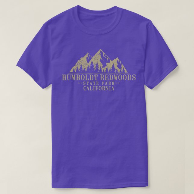 Camiseta California Humboldt Redwoods Park (Frente do Design)