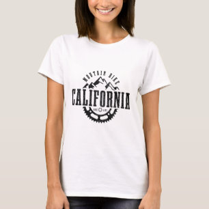 Camiseta Califórnia Mountain Bike Mtb Downhill Souvenir Cal