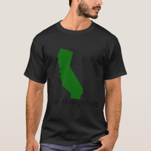 Camiseta Califórnia Nova Hampshire