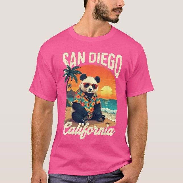 Camiseta California Panda Zoo San Diego New Year 2025 Famil (Frente)