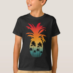 CAMISETA CALIFÓRNIA PINEAPPLE SUNSET PALM TREES