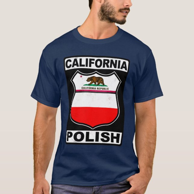 Camiseta California Polonês Americano (Frente)