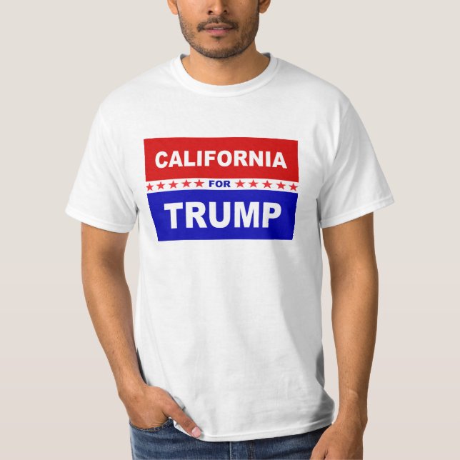 Camiseta Califórnia por Trump (Frente)