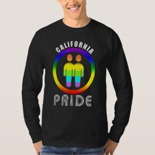 Camiseta California Pride Month Lgbtqia Orgulho gay Dois Ga