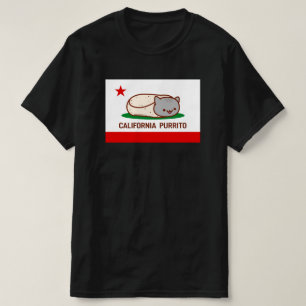 Camiseta CALIFÓRNIA PURRITO - Burrito Gato Engraçado