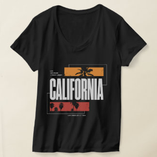 Camiseta Califórnia retrô Costa Oeste Los Angeles Palmeiras