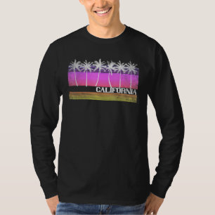 Camiseta California Retro Vintage Beach Surf Sunset 70s 80s