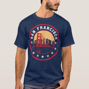 Camiseta California San Francisco City Gift Bridge Souvenir