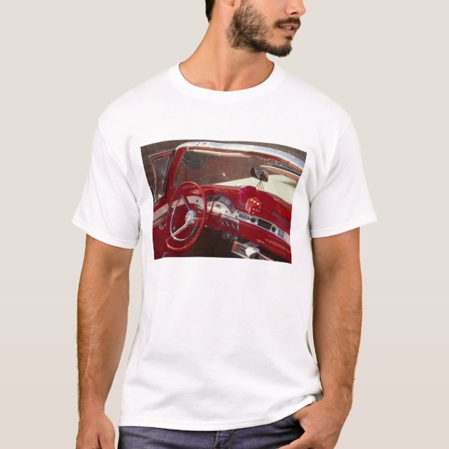 Camiseta Califórnia:  Santa Ynez Vale, Solvang, 1957 (Frente)