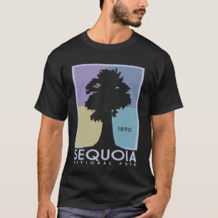 Camiseta California Sequoia National Park Poster vintage De