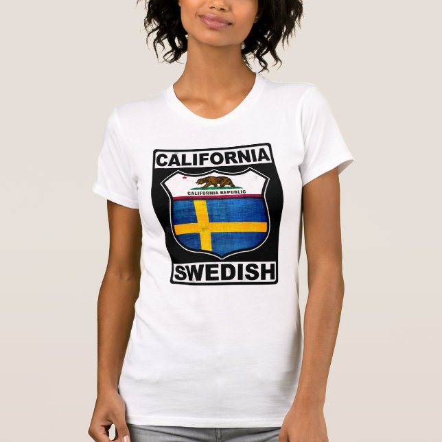 Camiseta Califórnia, Sueco Americano (Frente)