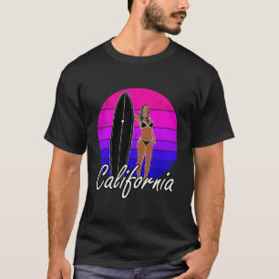 Camiseta California Surfer Surfing Clothing Men Gráfico de