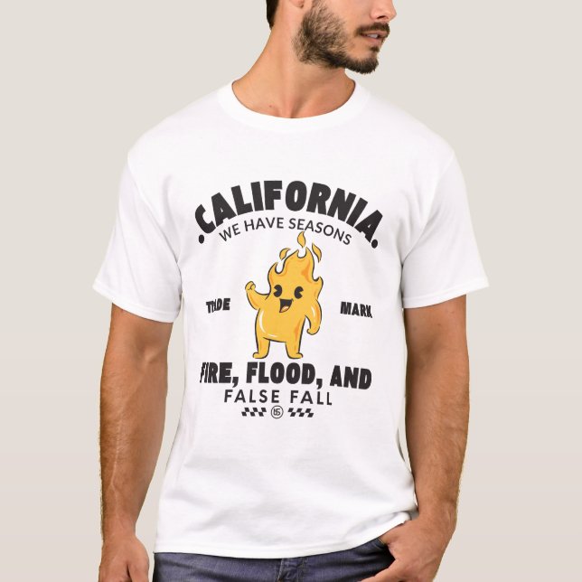 Camiseta Califórnia: temos estações (Frente)