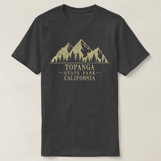 Camiseta California Topanga State Park Long Sleeve (Frente do Design)
